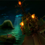 Free online html5 games - Submerged Ship Escape game 