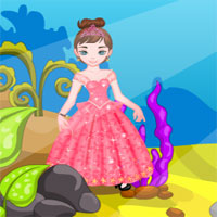 Free online html5 games - Princess Pinky Underwater Escape game 