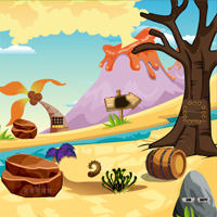 Free online html5 games - Escape From Fantasy World Level 8 game 