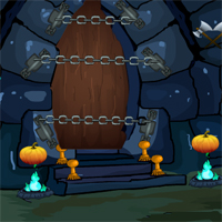 Free online html5 games - Games4Escape Halloween Horror Door Escape game 