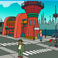 Free online html5 games - Futurama Saw game 
