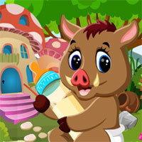 Free online html5 games - G4K Cute Wild Boar Rescue  game 