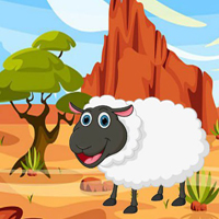 Free online html5 games - Sheep Escape From Desert game 
