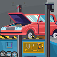 Free online html5 games - Car Repair Shop Escape game 