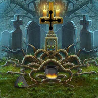 Free online html5 games - 8b Little Witch Escape  game 