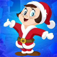 Free online html5 games - Games4King Gleeful Santa Claus Escape game 
