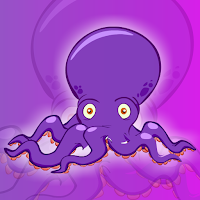 Free online html5 games - G2J Purple Octopus Rescue From Cage game 