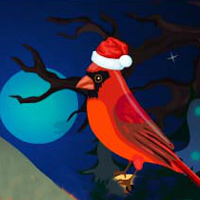 Free online html5 games - Christmas Red Cardinal Escape game 