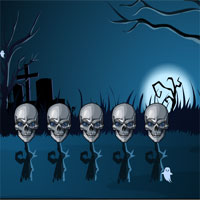 Free online html5 games - Escape Spooky Treasure game 