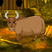 Free online html5 games - Big Fantasy Bull Land Escape game - WowEscape 