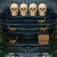 Free online html5 games - 8b Cat Couple Escape game 