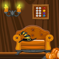 Free online html5 games - G4E Halloween Wooden Room Escape game 