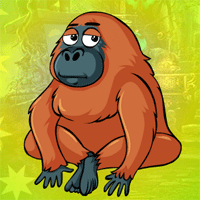 Free online html5 games - Games4King Hoary Chimpanzee Escape game 