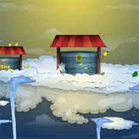 Free online html5 games - Ena The Circle-Cloud City Escape game 