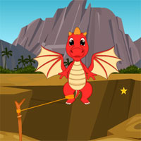 Free online html5 games - Red Dragon Escape game 