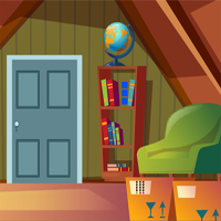 Free online html5 games - Attic Interior Escape game 