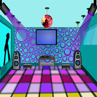 Free online html5 games - REPLAY Disco Dance Hall Escape game 