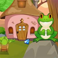 Free online html5 games - Frog Rescue From The Rock Games4King game - WowEscape 