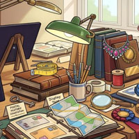 Free online html5 escape games - Secret Stamp Album
