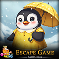 Free online html5 games - Raindrop Penguin Rescue  game 