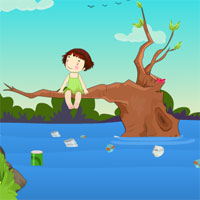 Free online html5 games - Pretty Girl Forest Escape game 