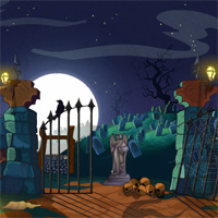 Free online html5 games - EnaGames Graveyard Escape game 