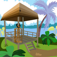 Free online html5 games - Tribal House Escape ZooZooGames game 