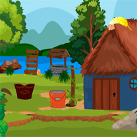 Free online html5 games - Games4King Blue Hut Escape game 