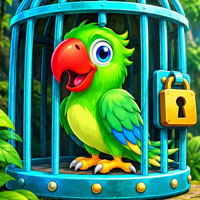 Free online html5 games - Rescue the Little Parrot game 