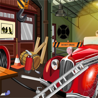 Free online html5 games - Old Fire Truck Room Escape game 
