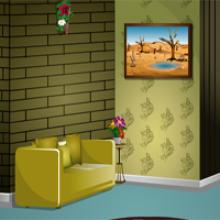 Free online html5 games - KnfGames Lovely Living Room Escape game 