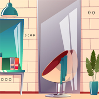 Free online html5 games - GenieFunGames Hair Dressing Room Escape game 