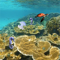 Free online html5 games - Underwater Treasure Escape game 