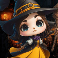 Free online html5 games - G4k Whispering Witch Escape  game 