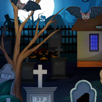 Free online html5 games - G2M Dark Cemetery Escape game 