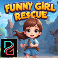 Free online html5 games - Funny Girl Rescue game 