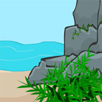 Free online html5 games - Lobster Beach Escape game 