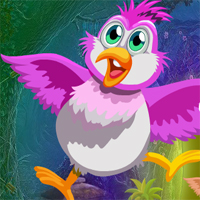 Free online html5 games - Pinky Bird Escape game 