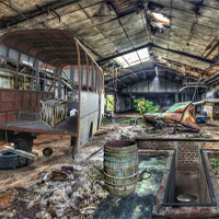Free online html5 games - Dilapidated Workshop Escape FirstEscapeGames game 