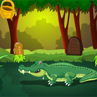 Free online html5 games - Crocodile Forest Escape MirchiGames game 