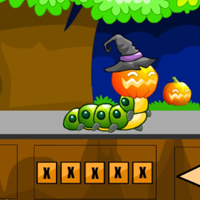 Free online html5 games - G2M Halloween Caterpillar Escape game 