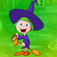 Free online html5 games - G4K Comical Grandma Witch Escape game - WowEscape 