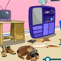 Free online html5 games - REPLAY Messy Room Escape game 