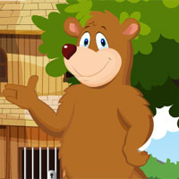 Free online html5 games - G4K Cute Brown Bear Rescue  game 