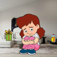 Free online html5 escape games - BIG Make Happy To Sad Girl