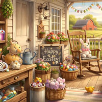Free online html5 escape games - Easter Quest