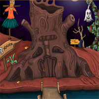 Free online html5 games - Halloween Lifting The Curse Of Dump Tree EnaGames game 