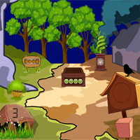 Free online html5 games - Avm Green Frog Escape game 
