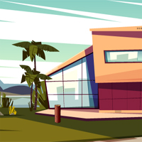 Free online html5 games - Tropical Beach Villa Escape game 