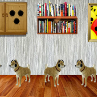 Free online html5 games - G2M Dog Room Escape game - WowEscape 